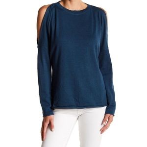 JON+JENN Cold Shoulder Relaxed Sweater